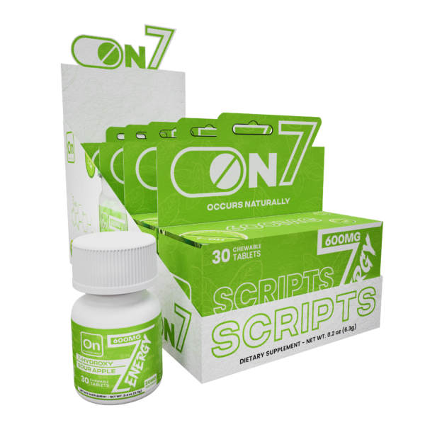 Energy 30 Count ON7 600MG Box