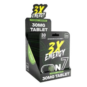 3X Energy 1-Count 30MG Box