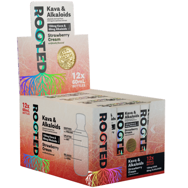 Rooted Strawberry - top lid open